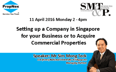 SMTP Collaboration with PropertyNet Team Sharing : Setting Up a Company to Acquire Commercial Property