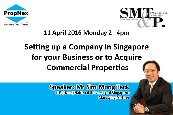 SMTP Collaboration with PropertyNet Team Sharing : Setting Up a Company to Acquire Commercial Property
