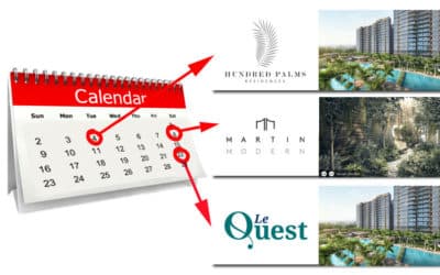 Project Launches in July 2017 – Hundred Palms Residences, Le Quest & Martin Modern