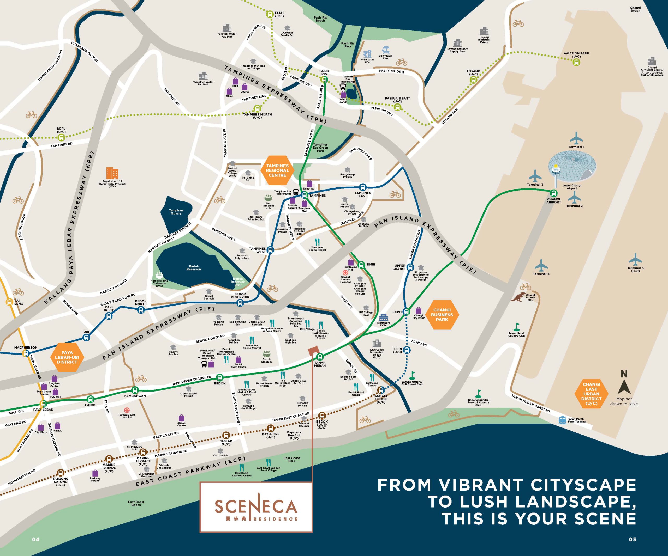 Sceneca Residence Location Map