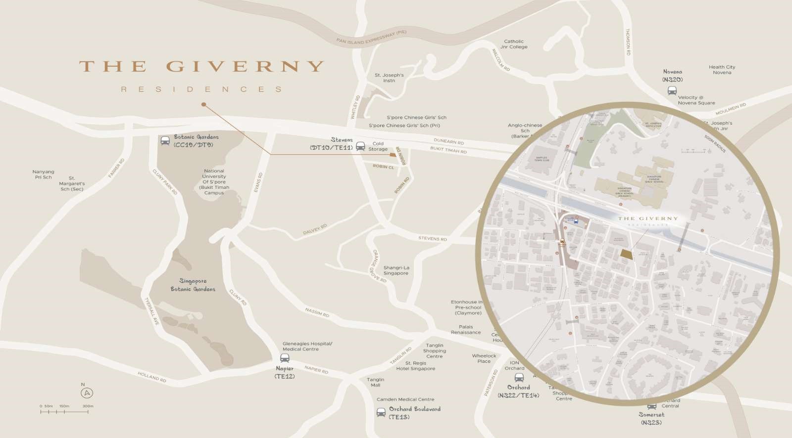  The Giverny Residence Location Map