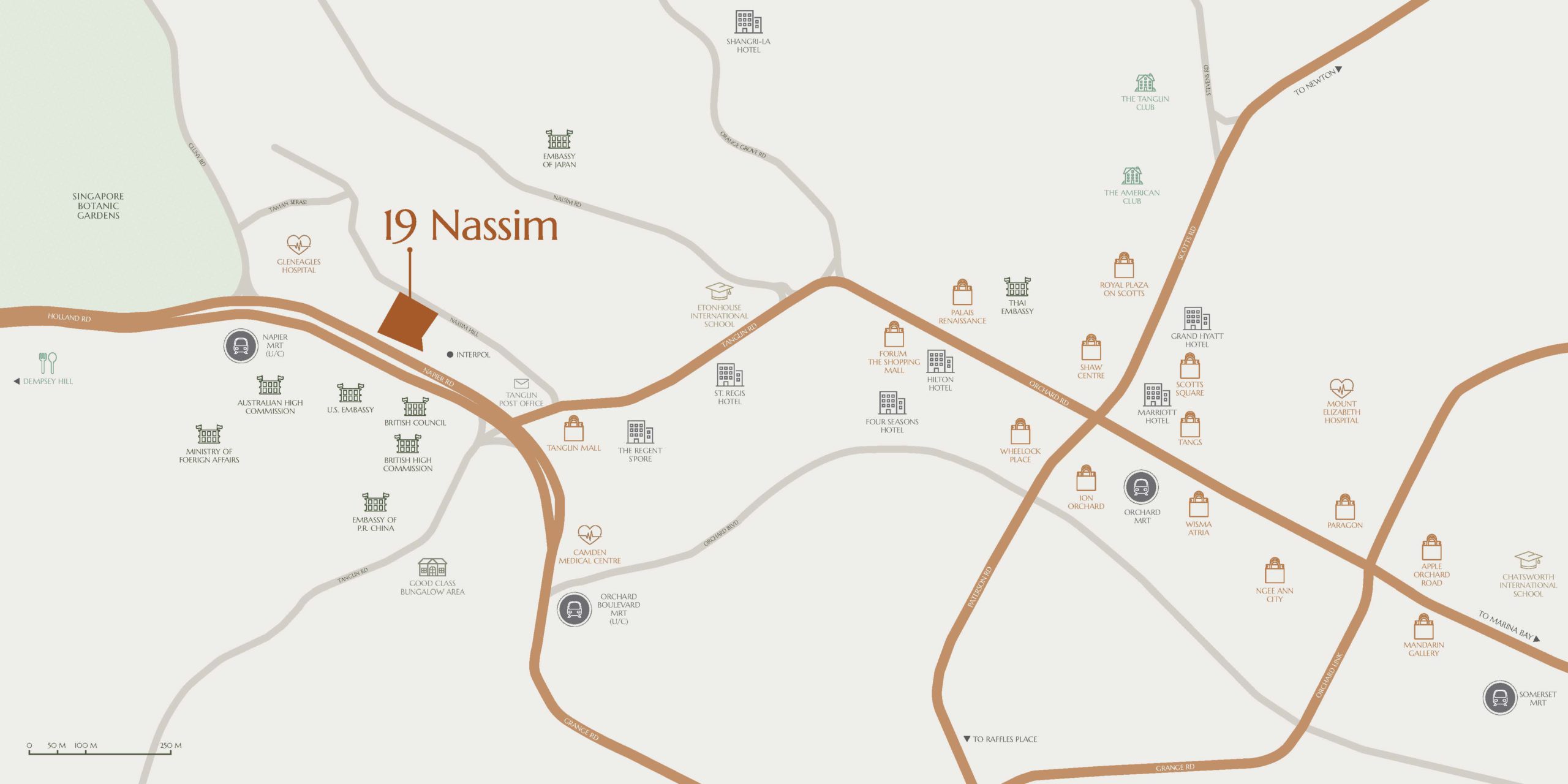 19 Nassim Location Map