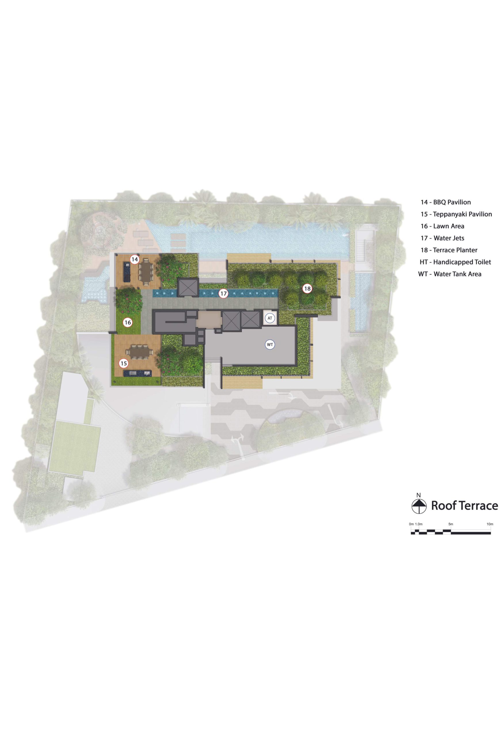 Cairnhill 16 Roof Terrace Site Plan
