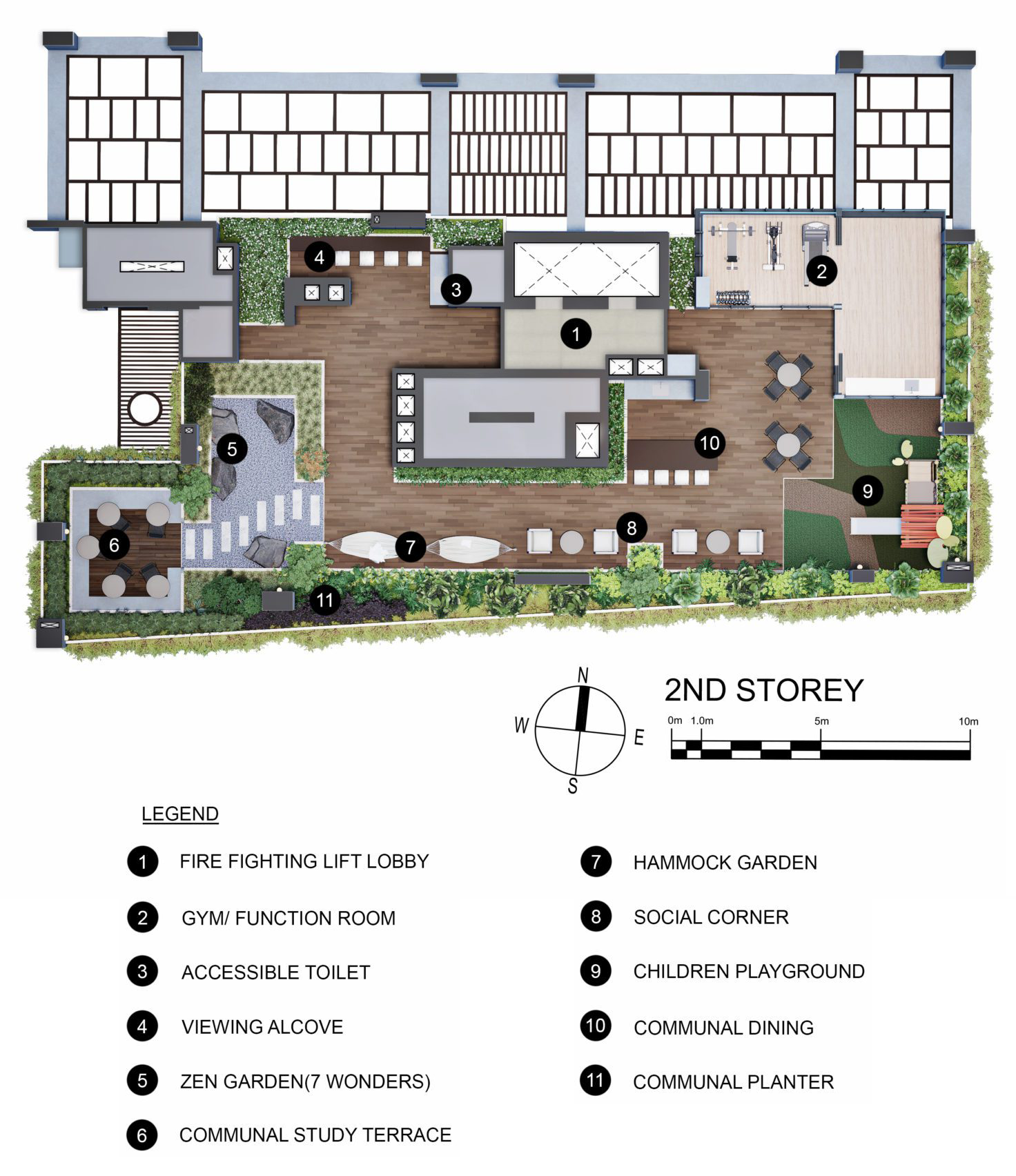 Hill House 2nd Storey Siteplan