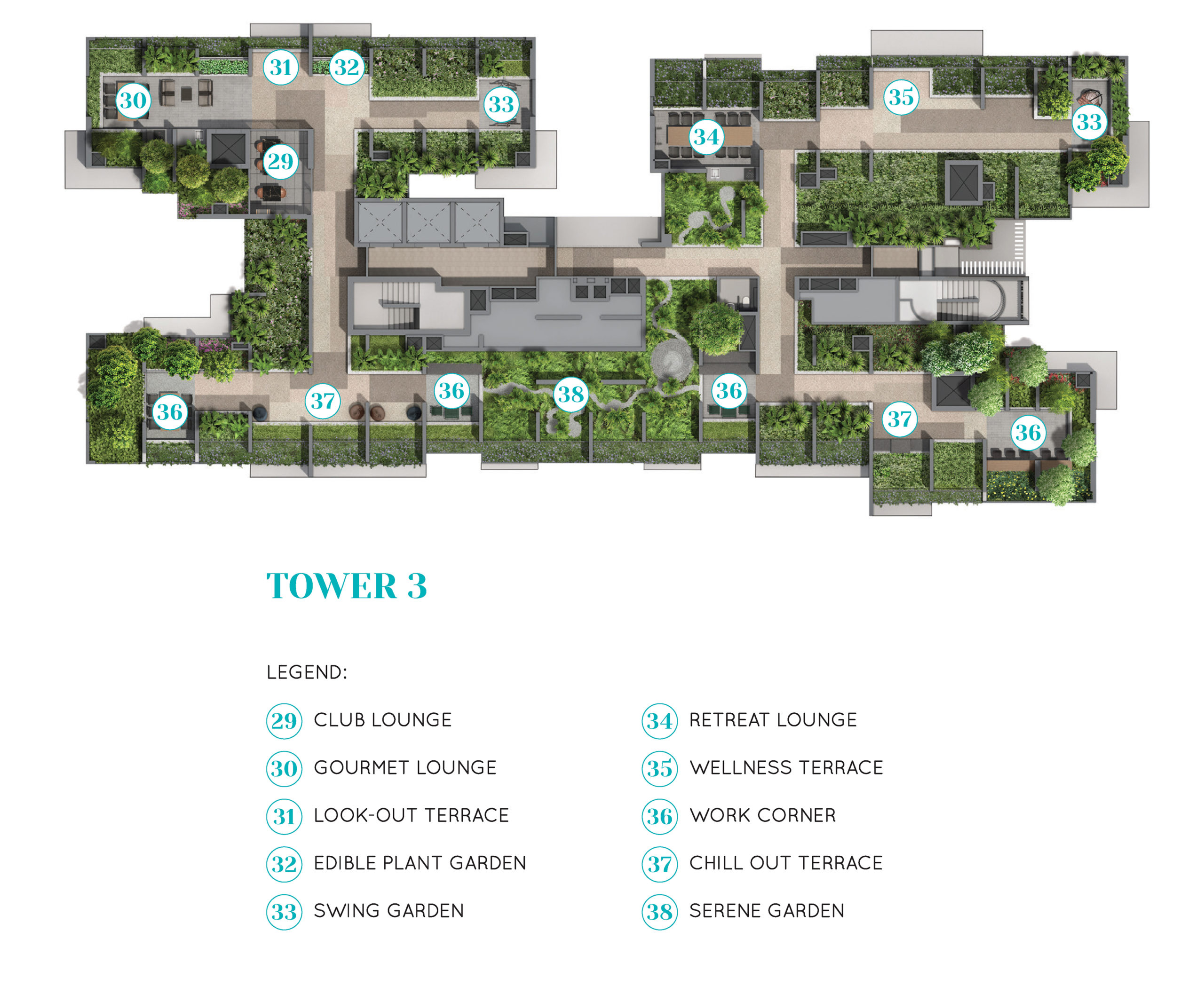 Tower 3 Level 14 Site Plan