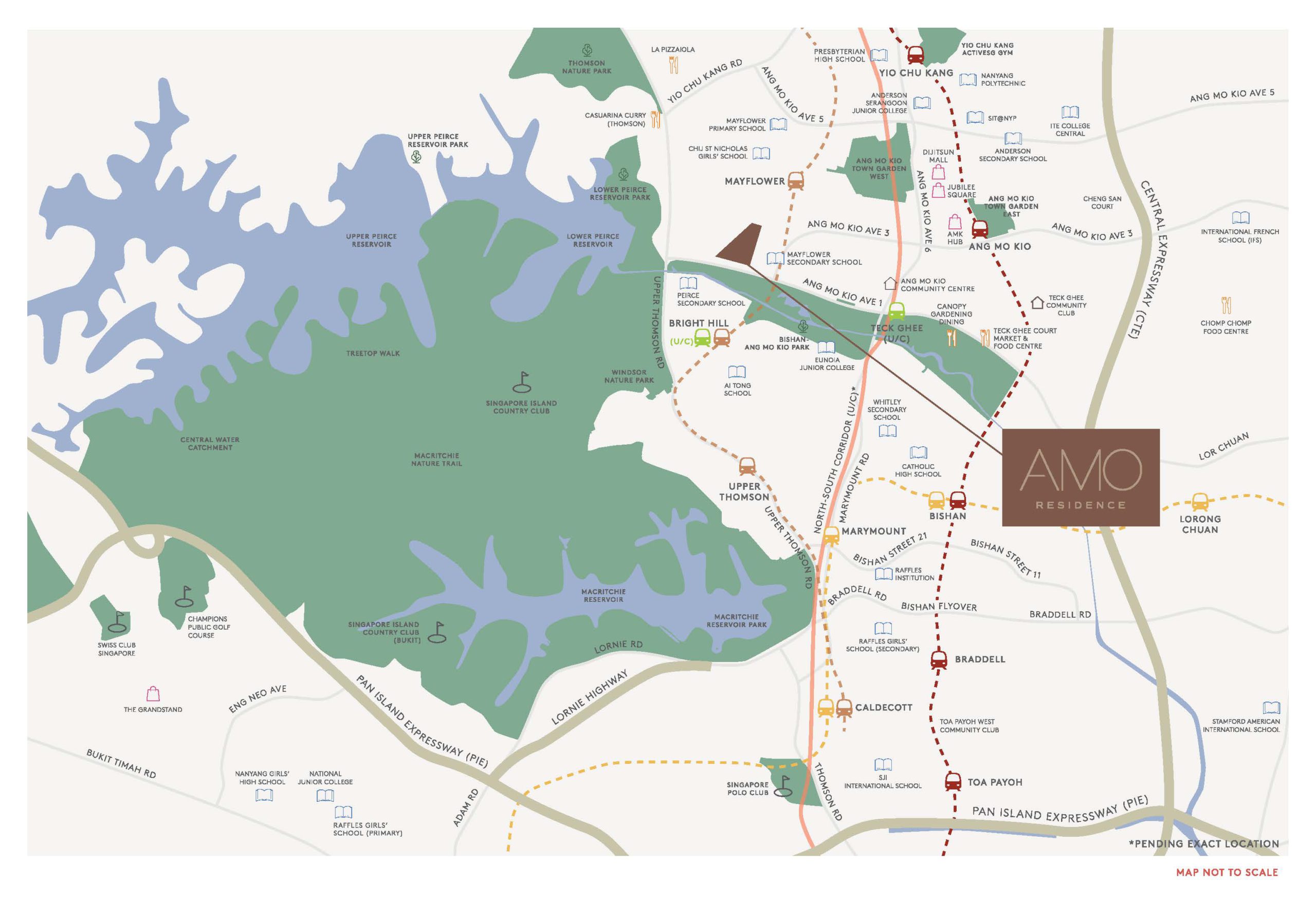 Amo Residence Location Map