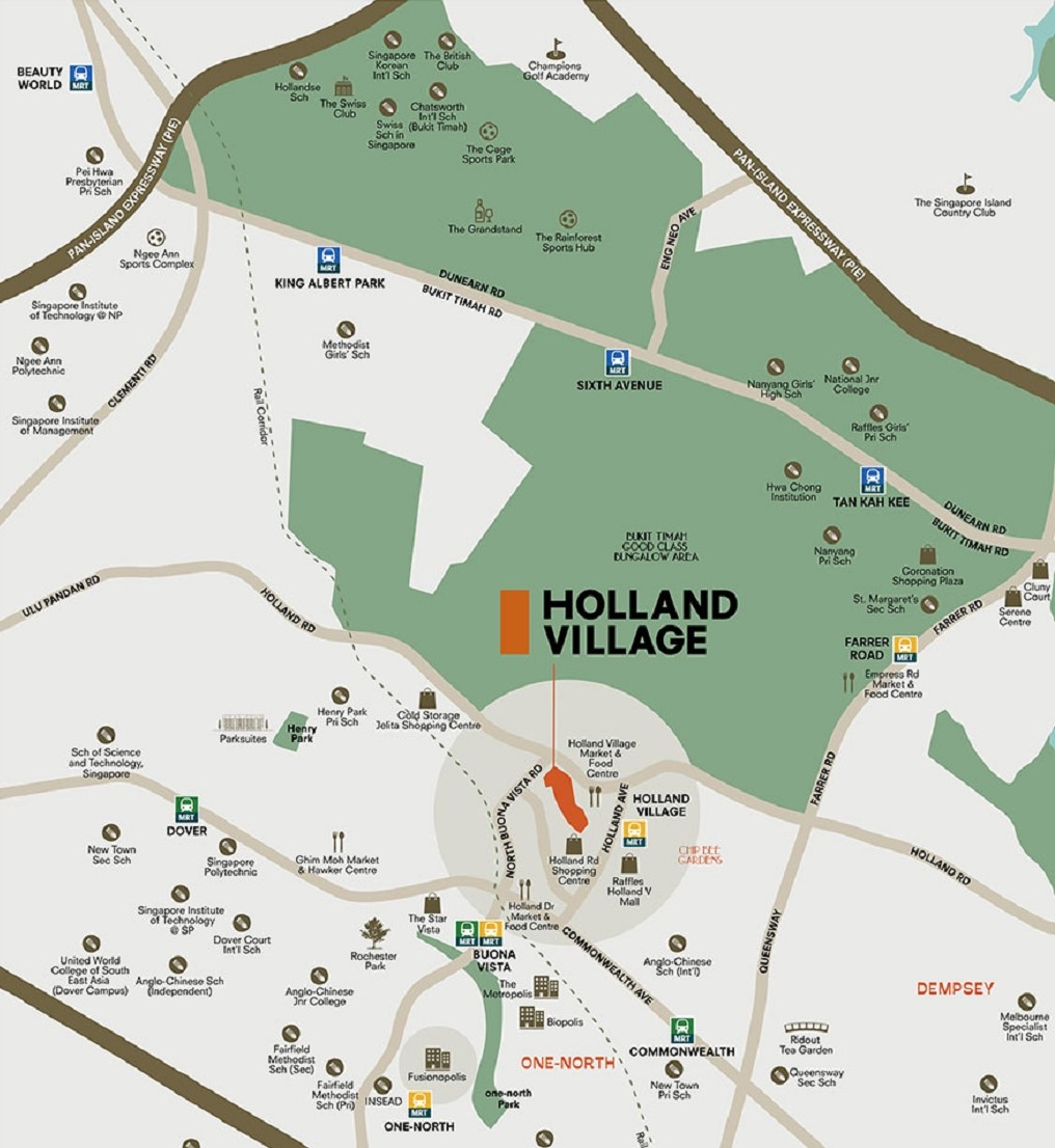 One Holland Village Location Map