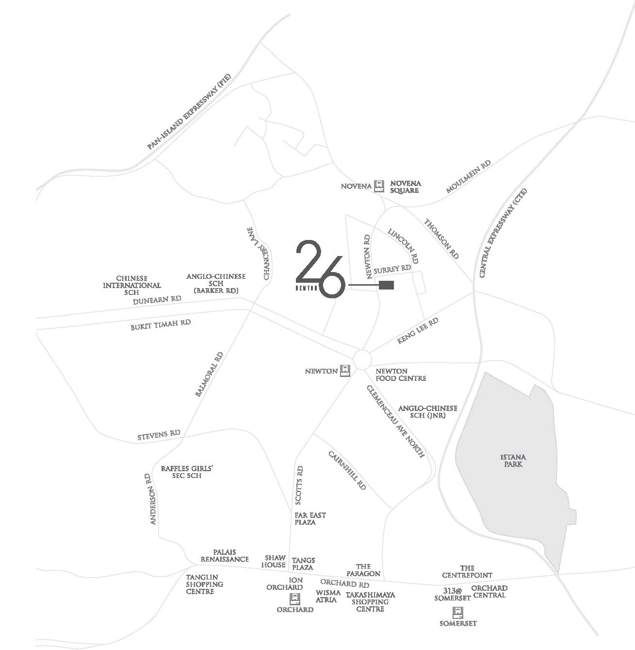 26 Newton Location Map