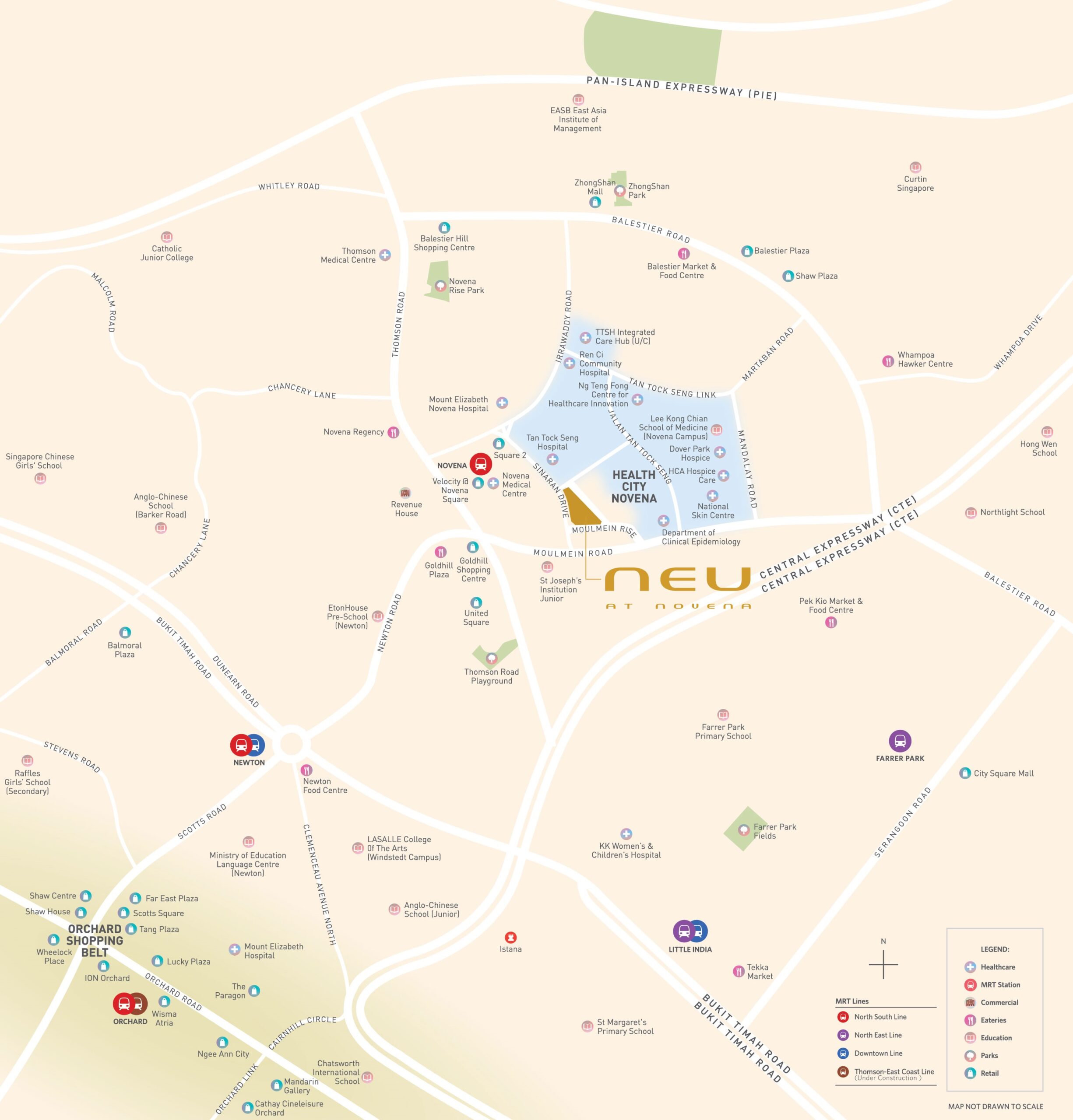 Neu at Novena Location Map